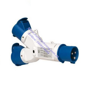 PKZM709-Phích cắm chia 3 ngã 3P 16A 6H IP67