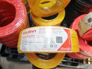 Cửa hàng phân phối Dây điện cadivi 0.5 tại Bình Dương
