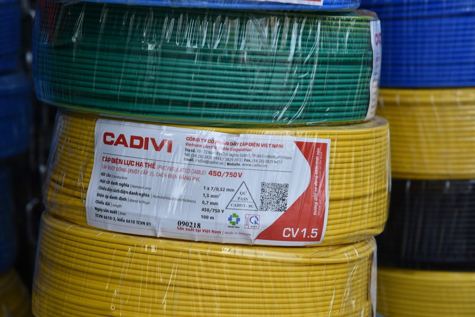 Ưu điểm của dây điện cadivi đơn tại Bình Dương