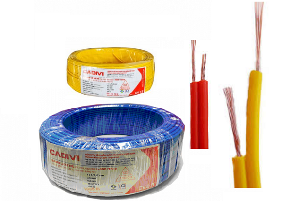 Các loại dây điện cadivi đôi