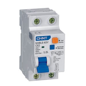 RCBO CHINT NXBLE-63Y Gắn DIN Rail